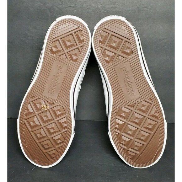 PRIMADONNA COLLECTION Wmns white canvas /studs SNEAKERS Sz EURO 37 converse like - Picture 10 of 12